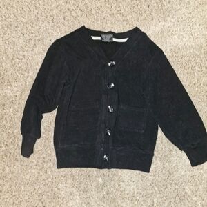 Little Bipsy Classic Black Kids Cardigan